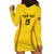 Custom Ghana Football Hoodie Dress Go Black Stars