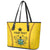 Custom Ghana Football Leather Tote Bag Go Black Stars