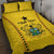 Custom Ghana Football Quilt Bed Set Go Black Stars - Wonder Print Shop