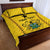 Custom Ghana Football Quilt Bed Set Go Black Stars - Wonder Print Shop