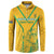 Custom South Africa Soccer Button Sweatshirt Go Bafana Bafana