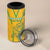 Custom South Africa Soccer 4 in 1 Can Cooler Tumbler Go Bafana Bafana