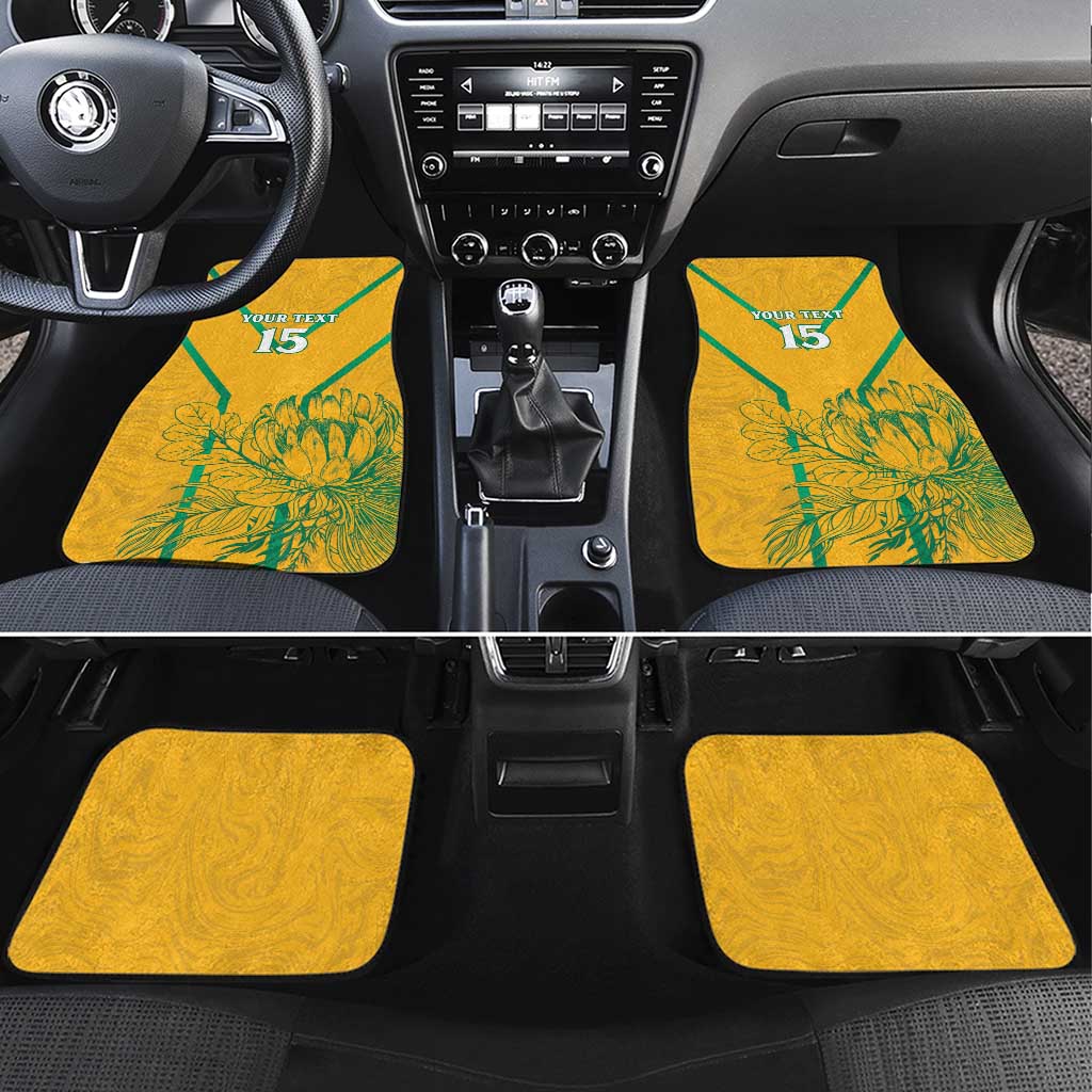 Custom South Africa Soccer Car Mats Go Bafana Bafana