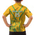 Custom South Africa Soccer Family Matching Long Sleeve Bodycon Dress and Hawaiian Shirt Go Bafana Bafana