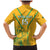 Custom South Africa Soccer Family Matching Mermaid Dress and Hawaiian Shirt Go Bafana Bafana