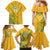 Custom South Africa Soccer Family Matching Mermaid Dress and Hawaiian Shirt Go Bafana Bafana