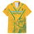 Custom South Africa Soccer Family Matching Mermaid Dress and Hawaiian Shirt Go Bafana Bafana