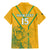 Custom South Africa Soccer Family Matching Mermaid Dress and Hawaiian Shirt Go Bafana Bafana