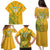 Custom South Africa Soccer Family Matching Puletasi and Hawaiian Shirt Go Bafana Bafana