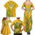 Custom South Africa Soccer Family Matching Summer Maxi Dress and Hawaiian Shirt Go Bafana Bafana