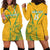 Custom South Africa Soccer Hoodie Dress Go Bafana Bafana