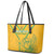 Custom South Africa Soccer Leather Tote Bag Go Bafana Bafana