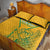 Custom South Africa Soccer Quilt Bed Set Go Bafana Bafana