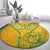 Custom South Africa Soccer Round Carpet Go Bafana Bafana