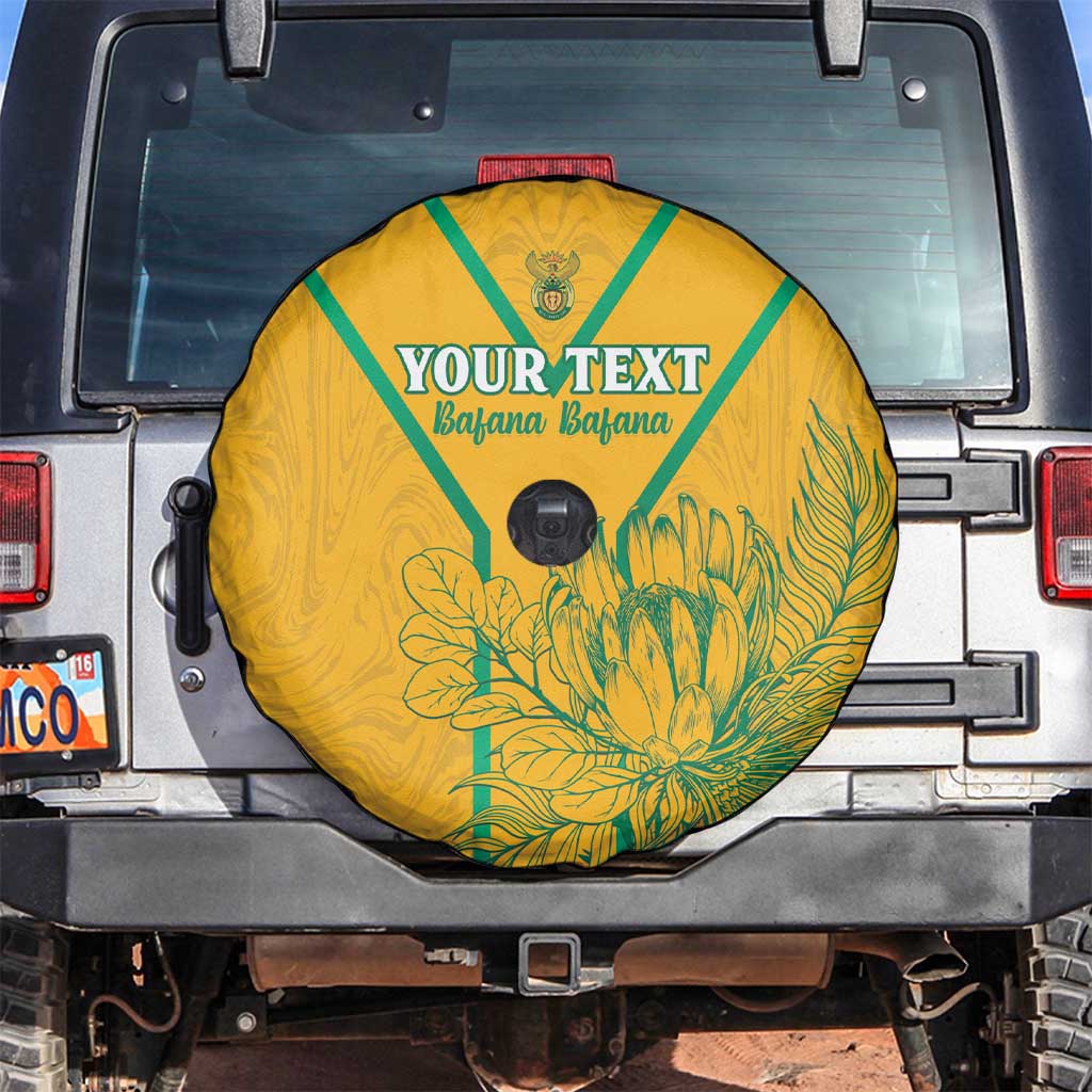 Custom South Africa Soccer Spare Tire Cover Go Bafana Bafana