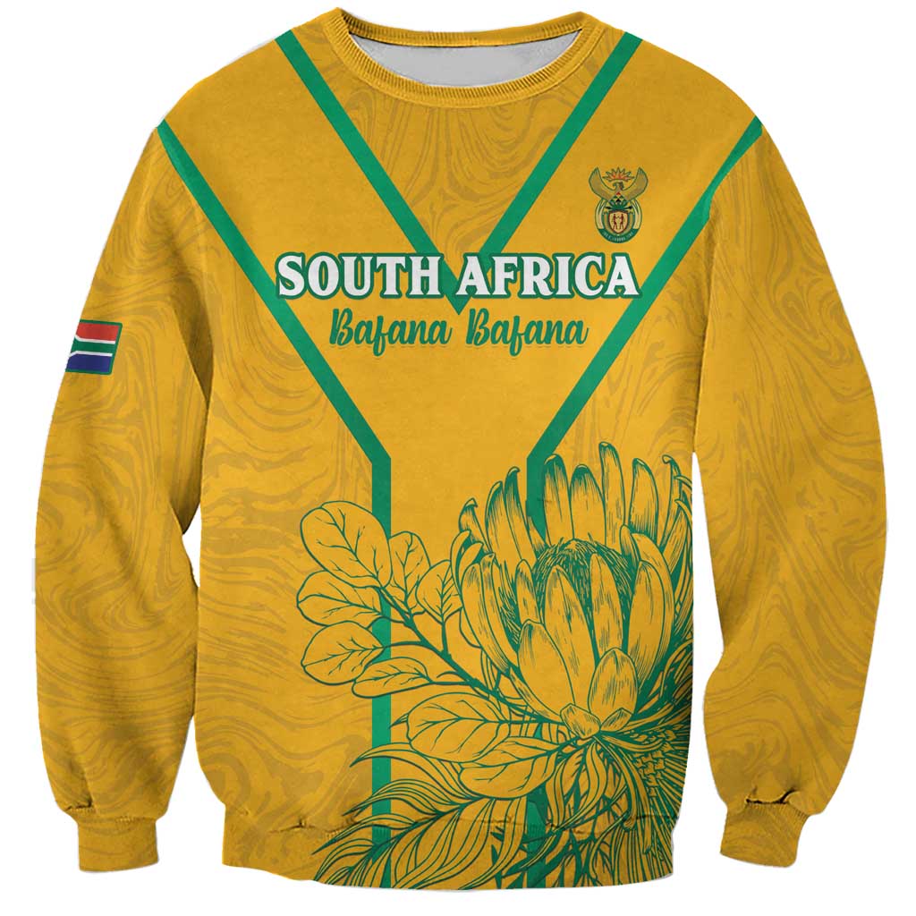 Custom South Africa Soccer Sweatshirt Go Bafana Bafana