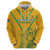 Custom South Africa Soccer Zip Hoodie Go Bafana Bafana