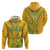 Custom South Africa Soccer Zip Hoodie Go Bafana Bafana