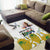 Happy South Africa Freedom Day Area Rug Nelson Mandela With Protea