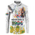 Happy South Africa Freedom Day Button Sweatshirt Nelson Mandela With Protea