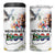 Happy South Africa Freedom Day 4 in 1 Can Cooler Tumbler Nelson Mandela With Protea