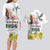 Happy South Africa Freedom Day Couples Matching Long Sleeve Bodycon Dress and Hawaiian Shirt Nelson Mandela With Protea