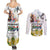 Happy South Africa Freedom Day Couples Matching Summer Maxi Dress and Long Sleeve Button Shirt Nelson Mandela With Protea