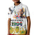 Happy South Africa Freedom Day Kid Polo Shirt Nelson Mandela With Protea