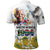 Happy South Africa Freedom Day Polo Shirt Nelson Mandela With Protea