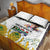 Happy South Africa Freedom Day Quilt Bed Set Nelson Mandela With Protea