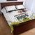 Happy South Africa Freedom Day Quilt Bed Set Nelson Mandela With Protea