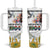 Happy South Africa Freedom Day Tumbler With Handle Nelson Mandela With Protea