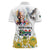 Happy South Africa Freedom Day Women Polo Shirt Nelson Mandela With Protea