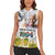 Happy South Africa Freedom Day Women Sleeveless Polo Shirt Nelson Mandela With Protea