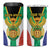 Personalised South Africa 4 in 1 Can Cooler Tumbler Coat Of Arms Flag Style