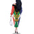 Personalised South Africa Family Matching Off The Shoulder Long Sleeve Dress and Hawaiian Shirt Coat Of Arms Flag Style