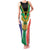 Personalised South Africa Family Matching Tank Maxi Dress and Hawaiian Shirt Coat Of Arms Flag Style