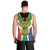 Personalised South Africa Men Tank Top Coat Of Arms Flag Style