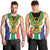 Personalised South Africa Men Tank Top Coat Of Arms Flag Style