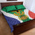 Personalised South Africa Quilt Bed Set Coat Of Arms Flag Style