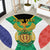 Personalised South Africa Round Carpet Coat Of Arms Flag Style