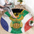 Personalised South Africa Round Carpet Coat Of Arms Flag Style