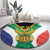 Personalised South Africa Round Carpet Coat Of Arms Flag Style