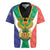 Personalised South Africa Rugby Jersey Coat Of Arms Flag Style