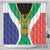 Personalised South Africa Shower Curtain Coat Of Arms Flag Style