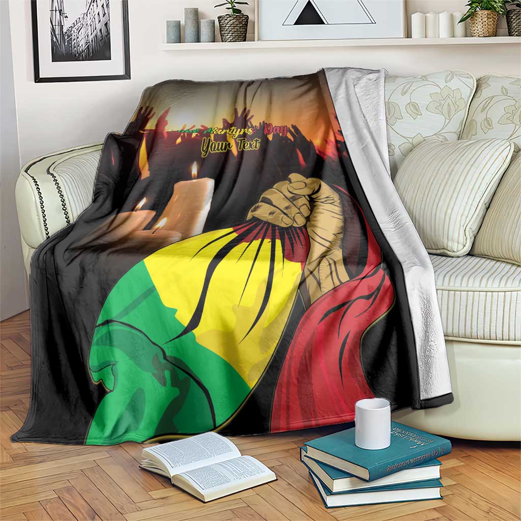 Personalised Mali Martyrs Day Blanket 26 March