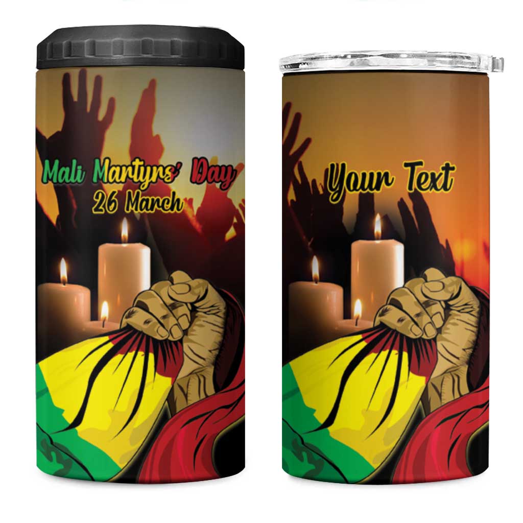 Personalised Mali Martyrs Day 4 in 1 Can Cooler Tumbler 26 March