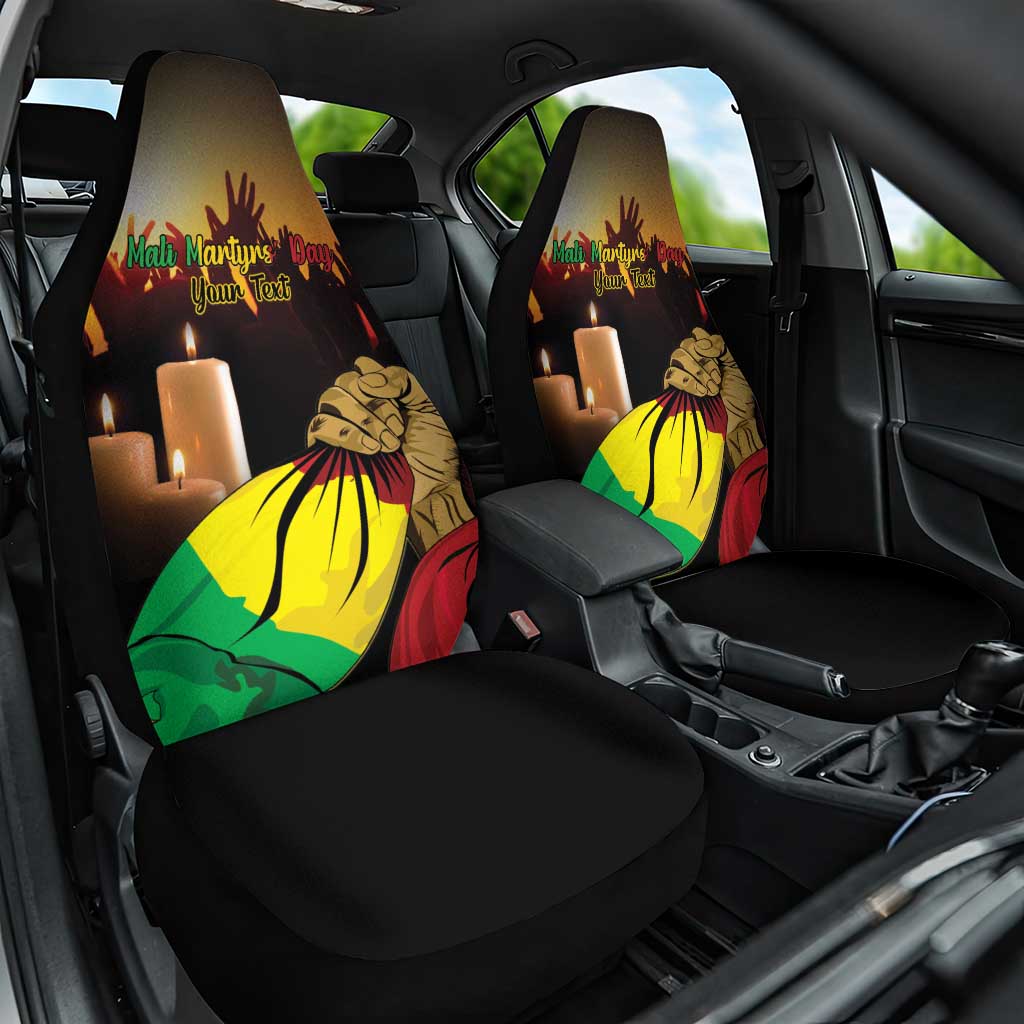 Personalised Mali Martyrs Day Car Seat Cover 26 March