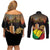 Personalised Mali Martyrs Day Couples Matching Off Shoulder Short Dress and Long Sleeve Button Shirt 26 March