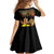 Personalised Mali Martyrs Day Family Matching Off Shoulder Short Dress and Hawaiian Shirt 26 March